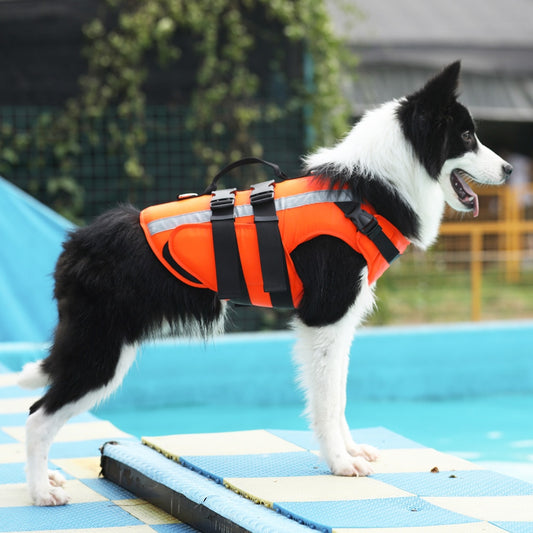 Dog safety life jacket