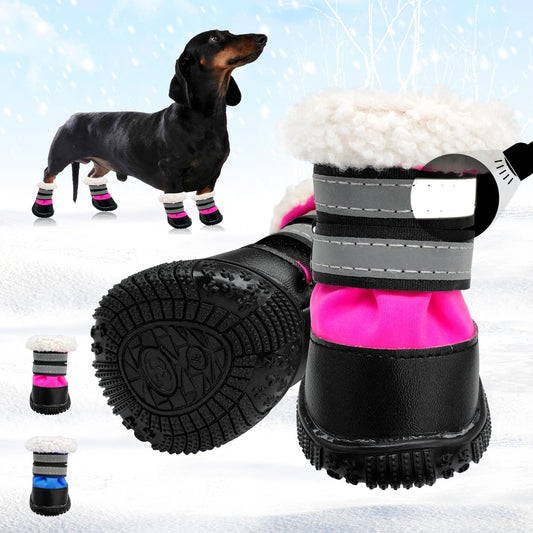 Waterproof, Winter Dog  Boots For Small to Medium Dogs