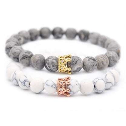 Natural stones bracelet set