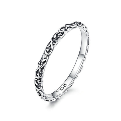 Silver stacking ring 925 silver