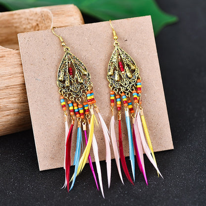 Boho tassel earrings