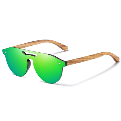 Natural Wooden Sunglasses Men Polarized Fashion Sun Glasses