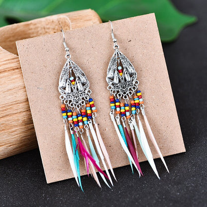 Boho tassel earrings