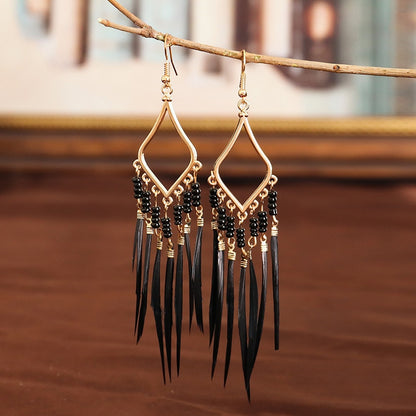 Boho tassel earrings