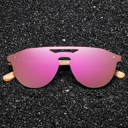 Natural Wooden Sunglasses Men Polarized Fashion Sun Glasses