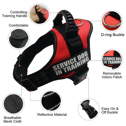 Dog  reflective vest harness XS-XXL for small and big dogs