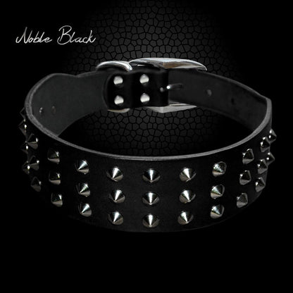 Cool rivets studded dog collar