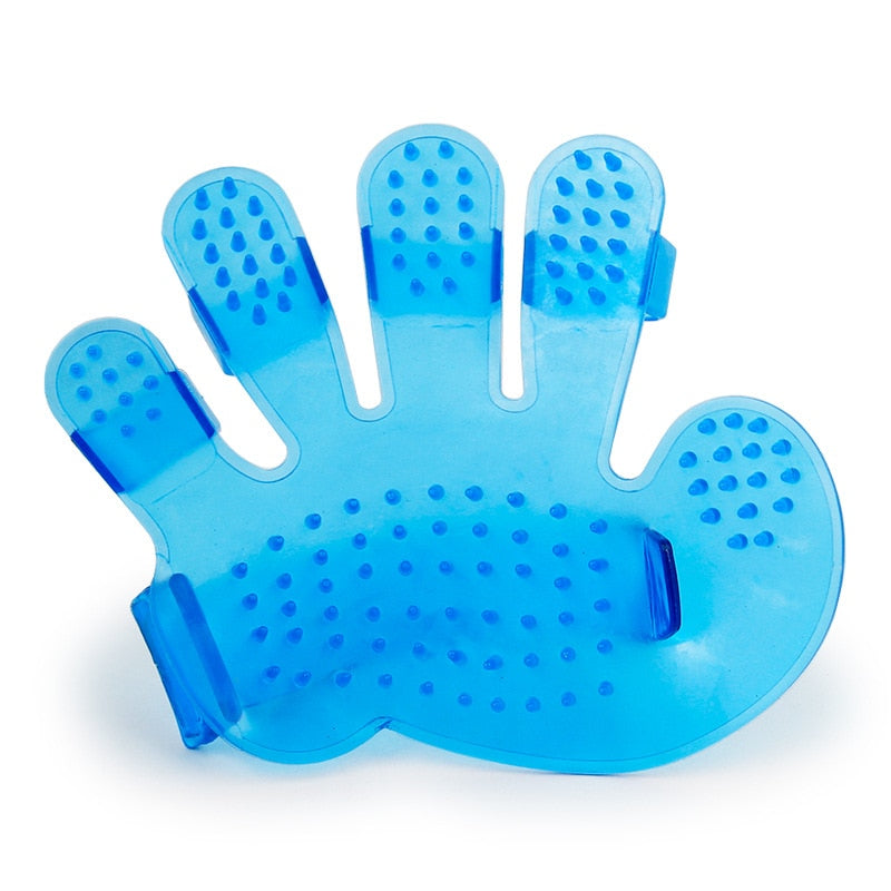 Pet grooming shedding glove