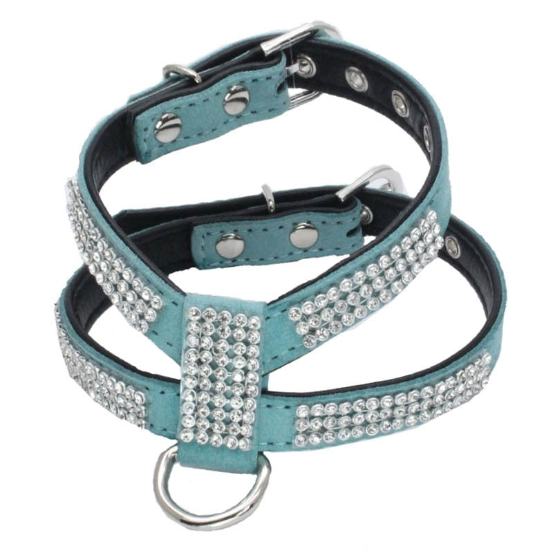 Bedazzled dog outlet harness