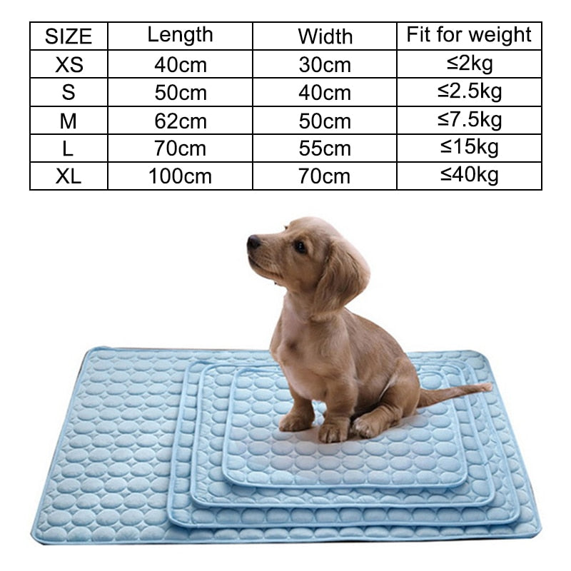 Dog cooling mat