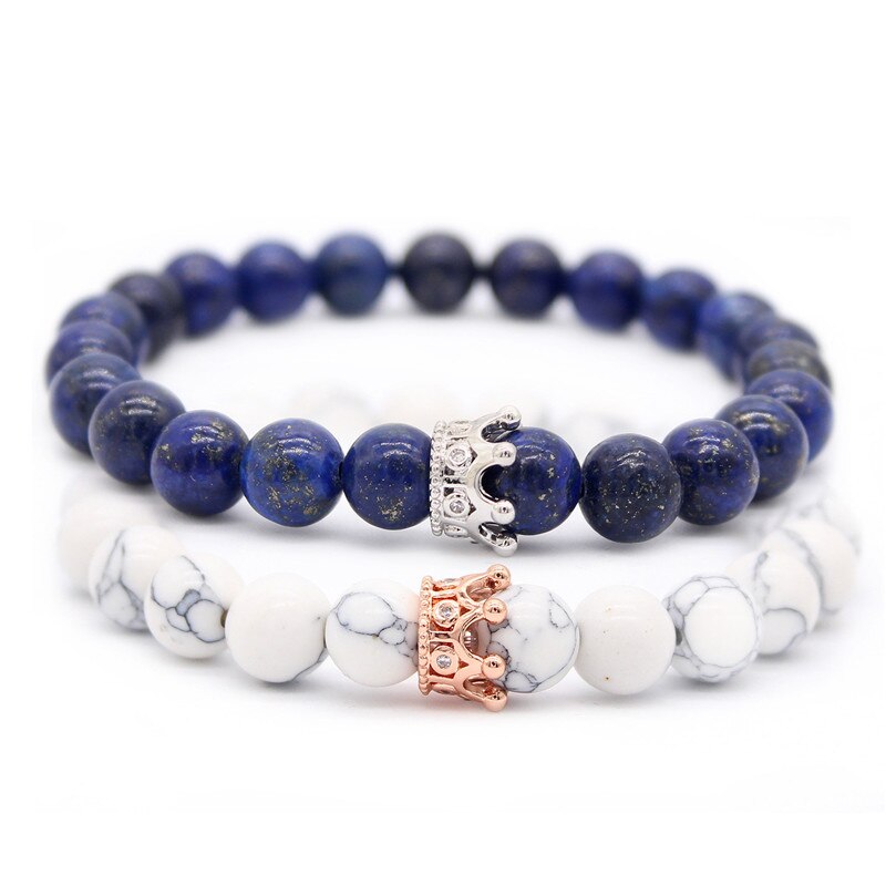 Natural stones bracelet set