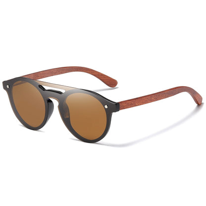 Natural Wooden Sunglasses Men Polarized Fashion Sun Glasses