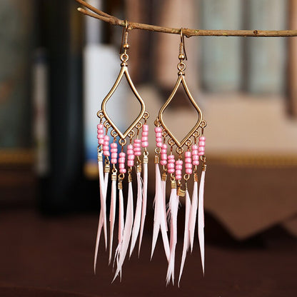 Boho tassel earrings