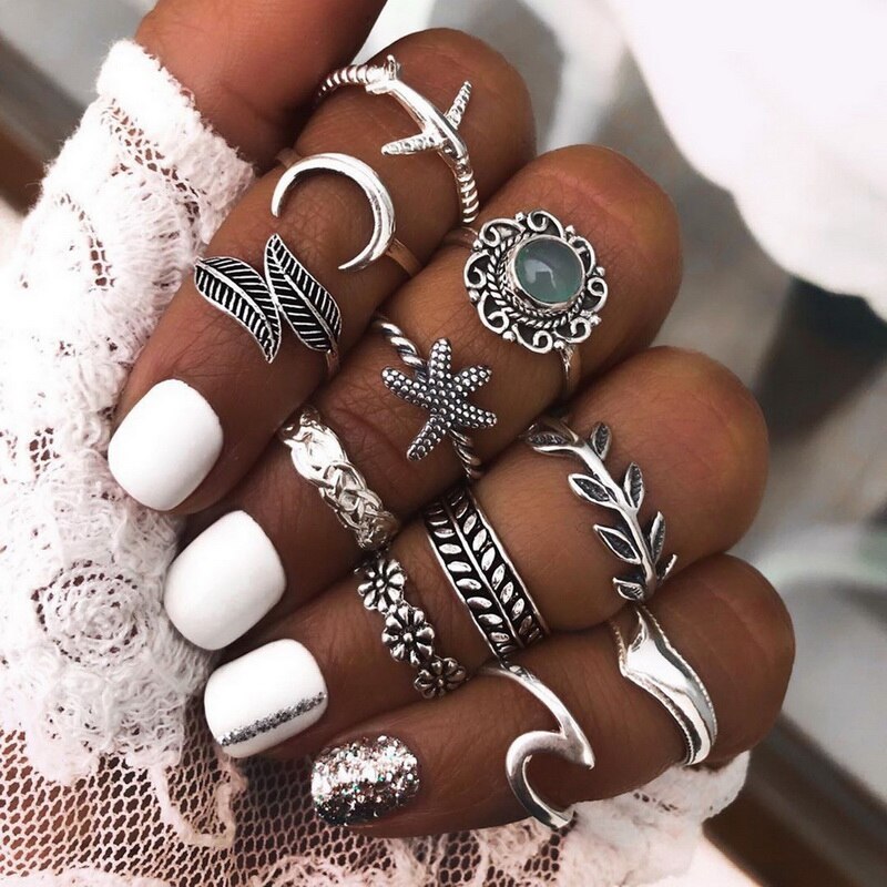 Bohemian Rings set