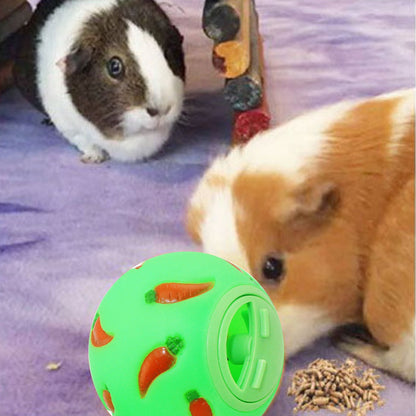 Rabbit slow feed treat ball