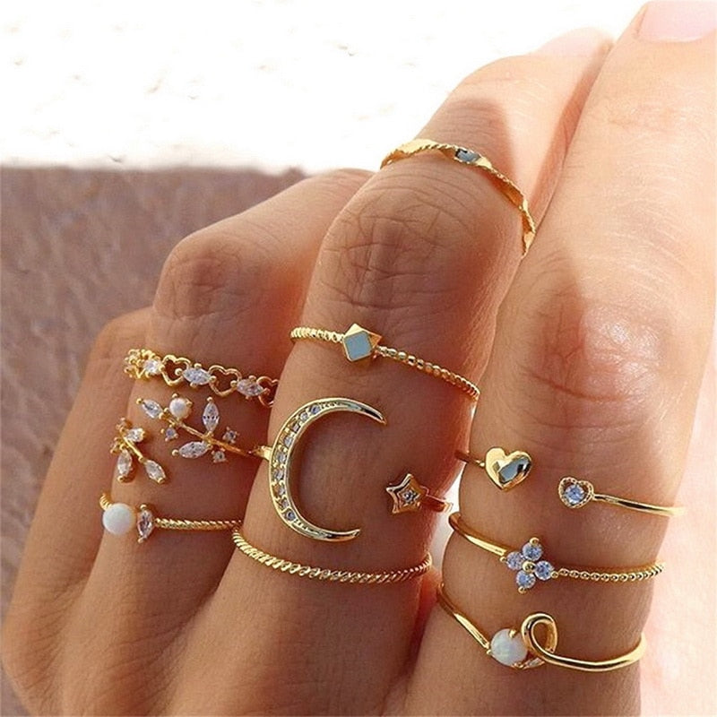 Bohemian Rings set