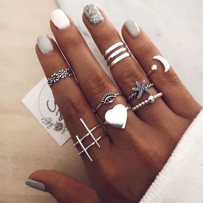 Bohemian Rings set