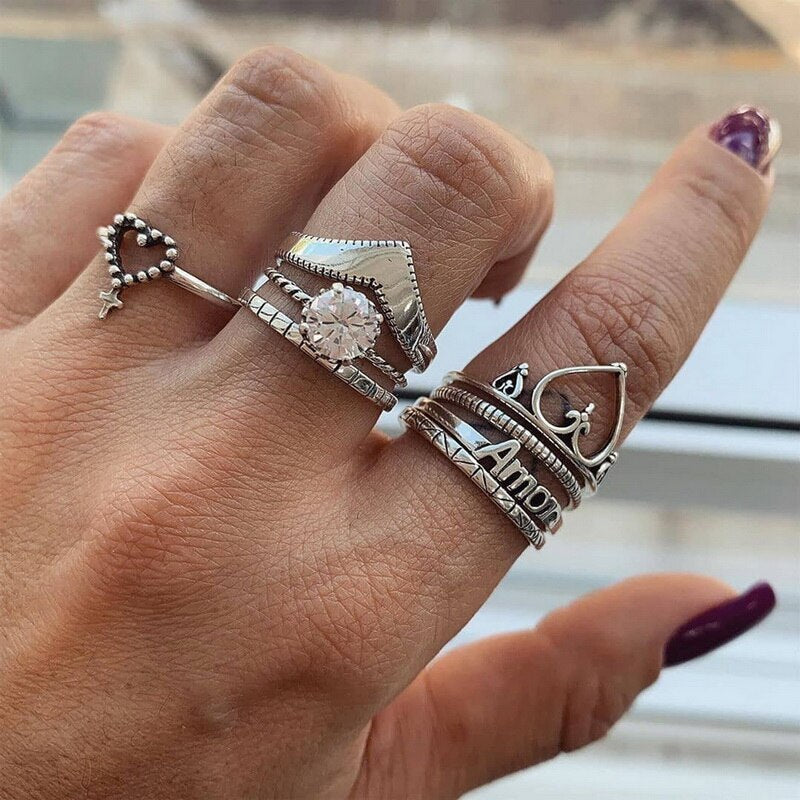 Bohemian Rings set