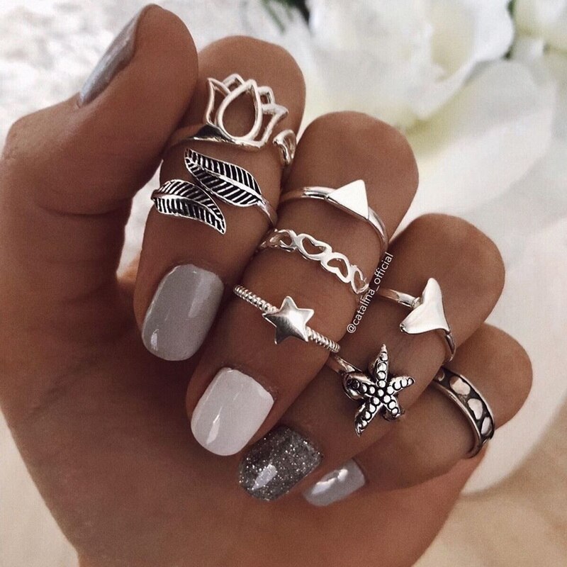 Bohemian Rings set