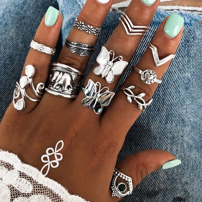 Bohemian Rings set