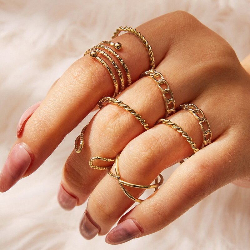 Bohemian Rings set