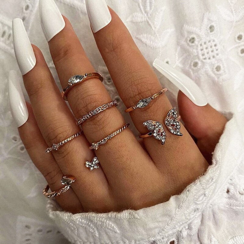 Bohemian Rings set