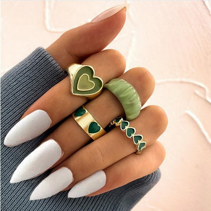 Bohemian Rings set