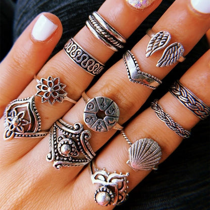 Bohemian Rings set