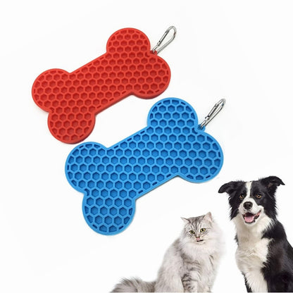 Silicone licking pad for dogs and cats