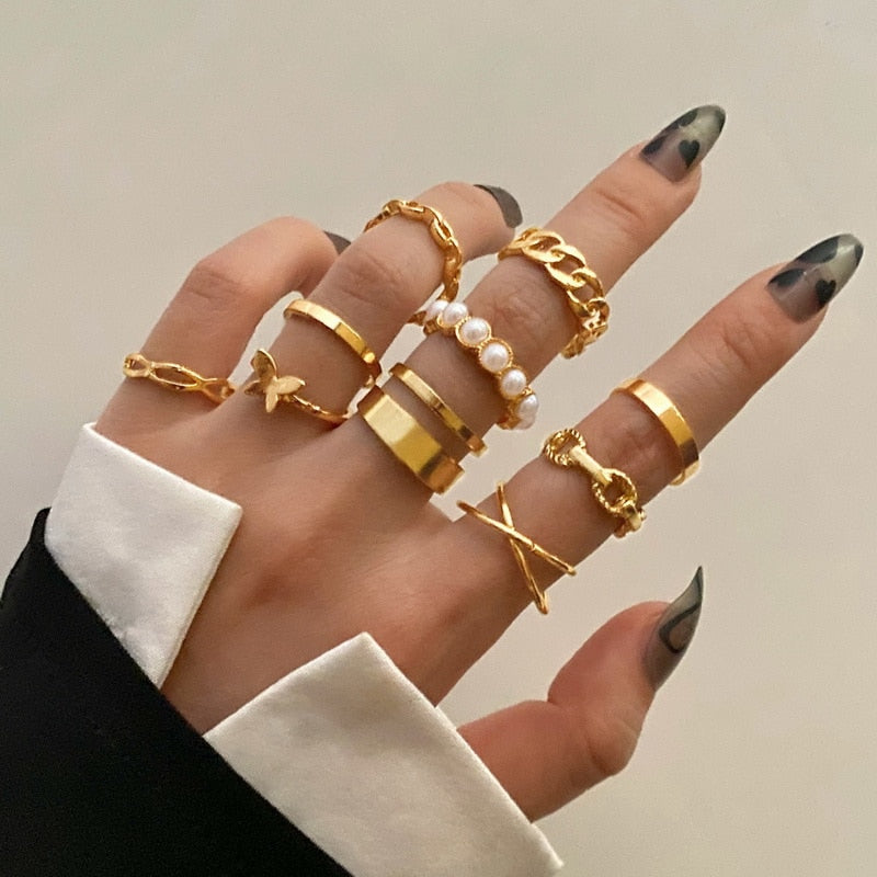 Bohemian Rings set