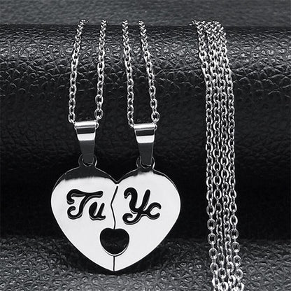 Best friends necklace stainless steel