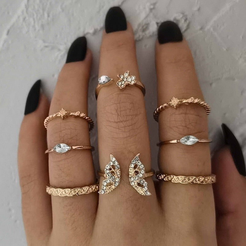 Bohemian Rings set