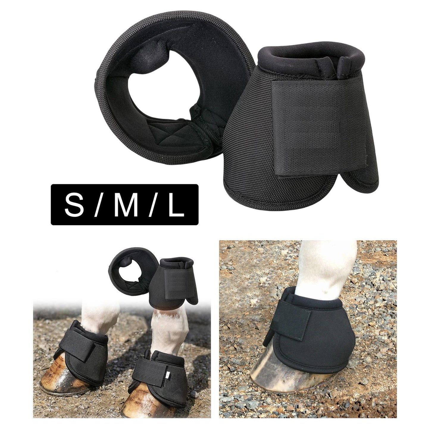 Long Lasting Horse Bell Boots Tear Resistant