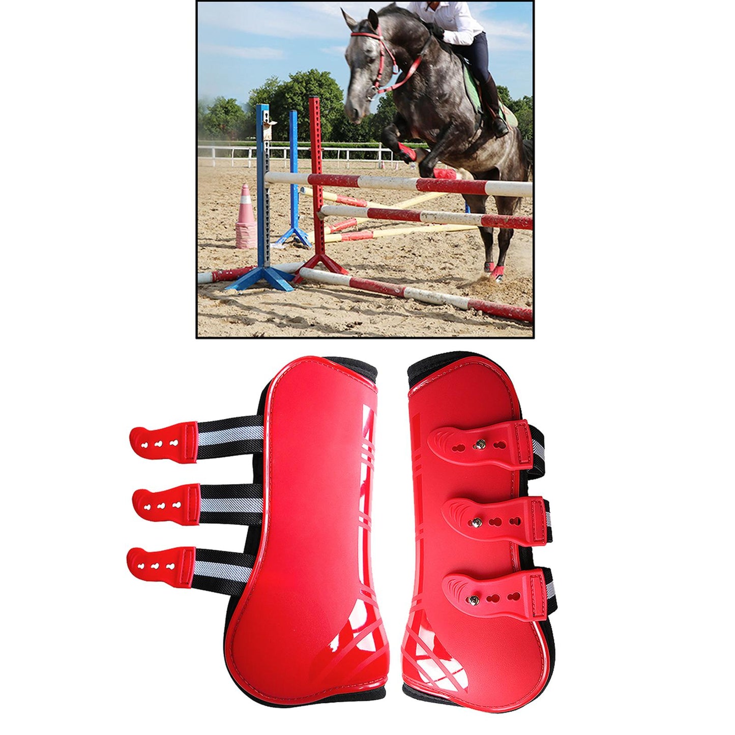 Horse tendon protection boots