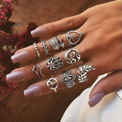 Bohemian Rings set