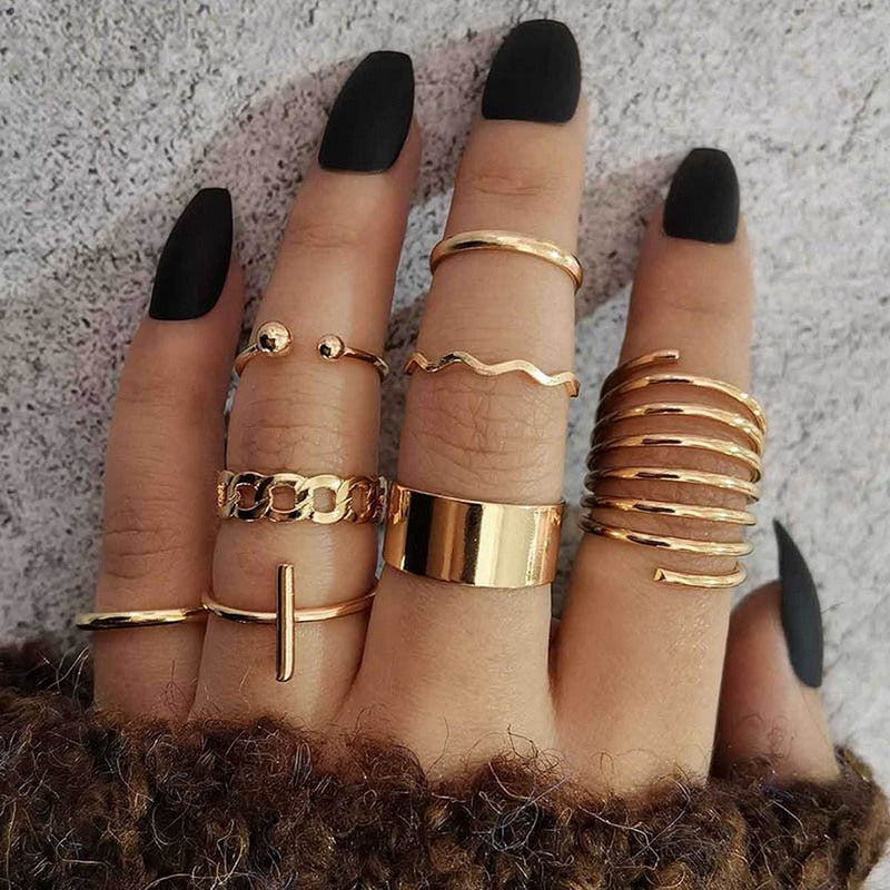 Bohemian Rings set