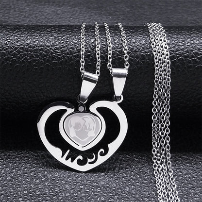 Best friends necklace stainless steel