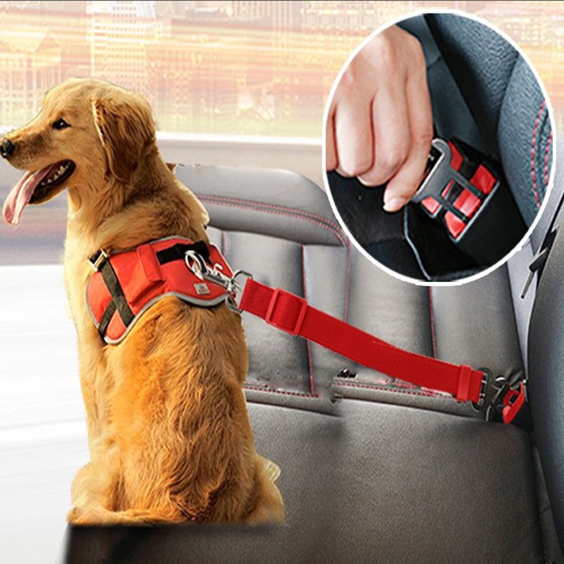 Dogs Car Seat belt Safety Lever Auto Traction