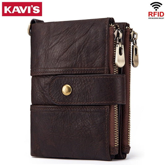 Genuine leather men's wallet